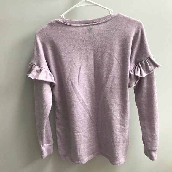 Forever 21 Ruffled Long-Sleeve Shirt - Picture 2 of 3